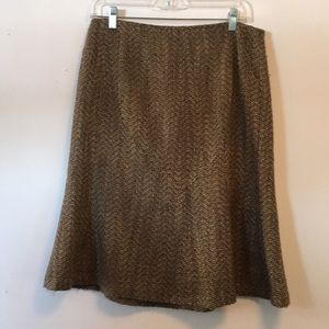 Brown winter skirt